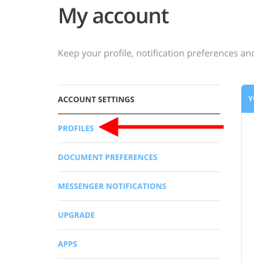 Accessing Profiles